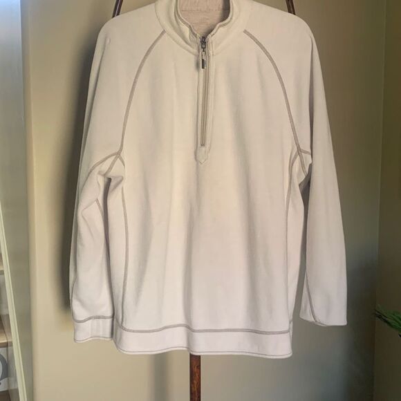 Tommy Bahama Reversible Half Zip - Picture 6 of 7
